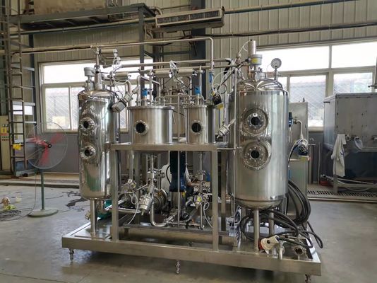 4.5t/H η σειρά HS μη αλκοολούχα η μηχανή αναμικτών του CO2 PLC αερίου ποτών